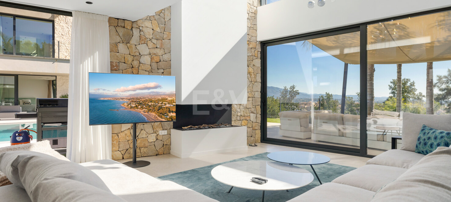 Elegante und Sofistische Residenz mit Panoramablick und Smart Automation