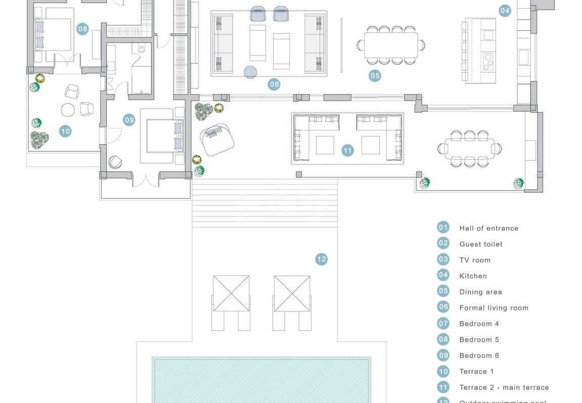 Impresionante Villa en La Cerquilla con vistas panorámicas al mar y una gran parcela