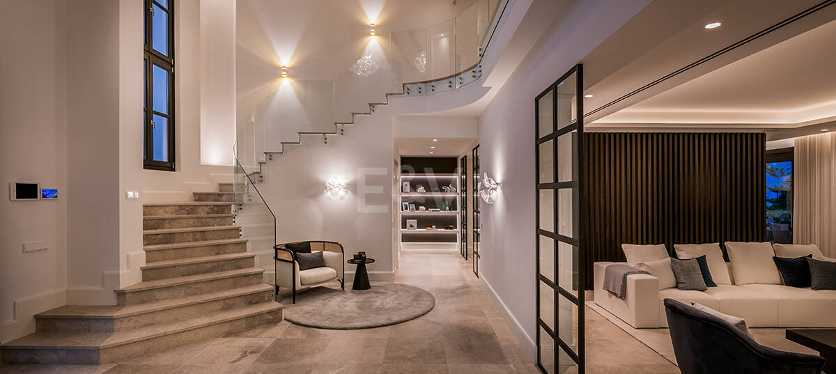 Impressive Villa in La Cerquilla with Panoramic Sea Views