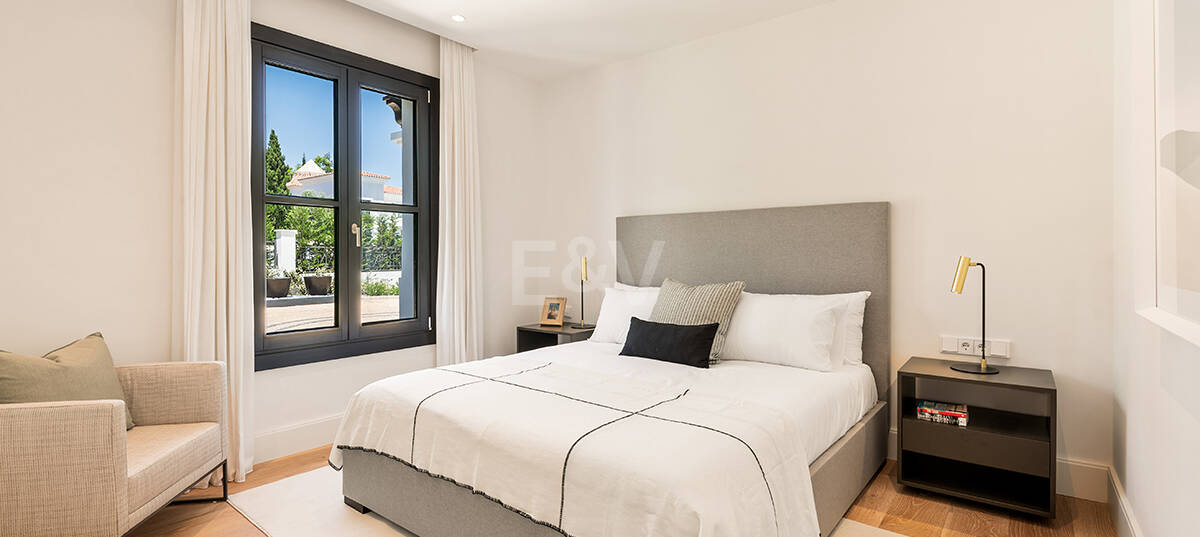 Impressive Villa in La Cerquilla with Panoramic Sea Views