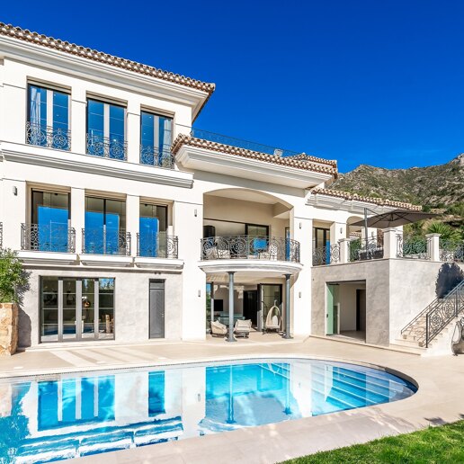 Luxusvilla in Sierra Blanca mit Panoramablick