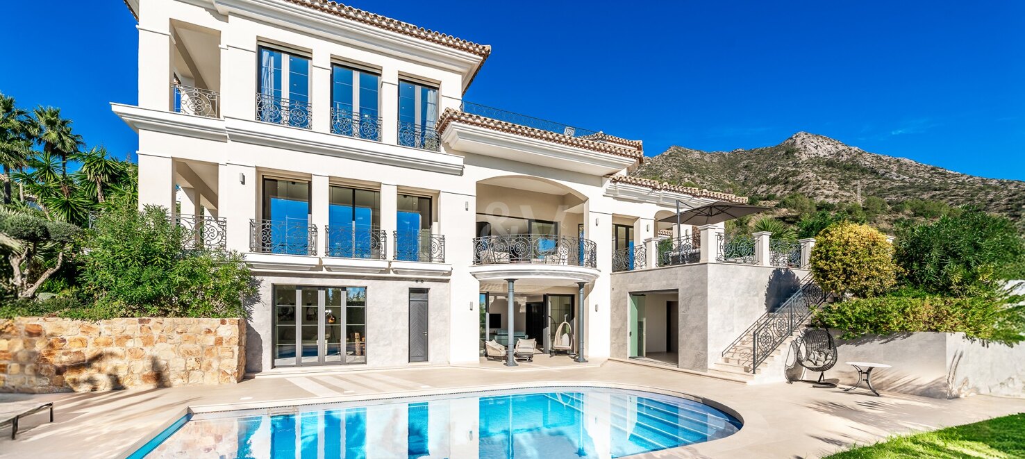 Luxusvilla in Sierra Blanca mit Panoramablick