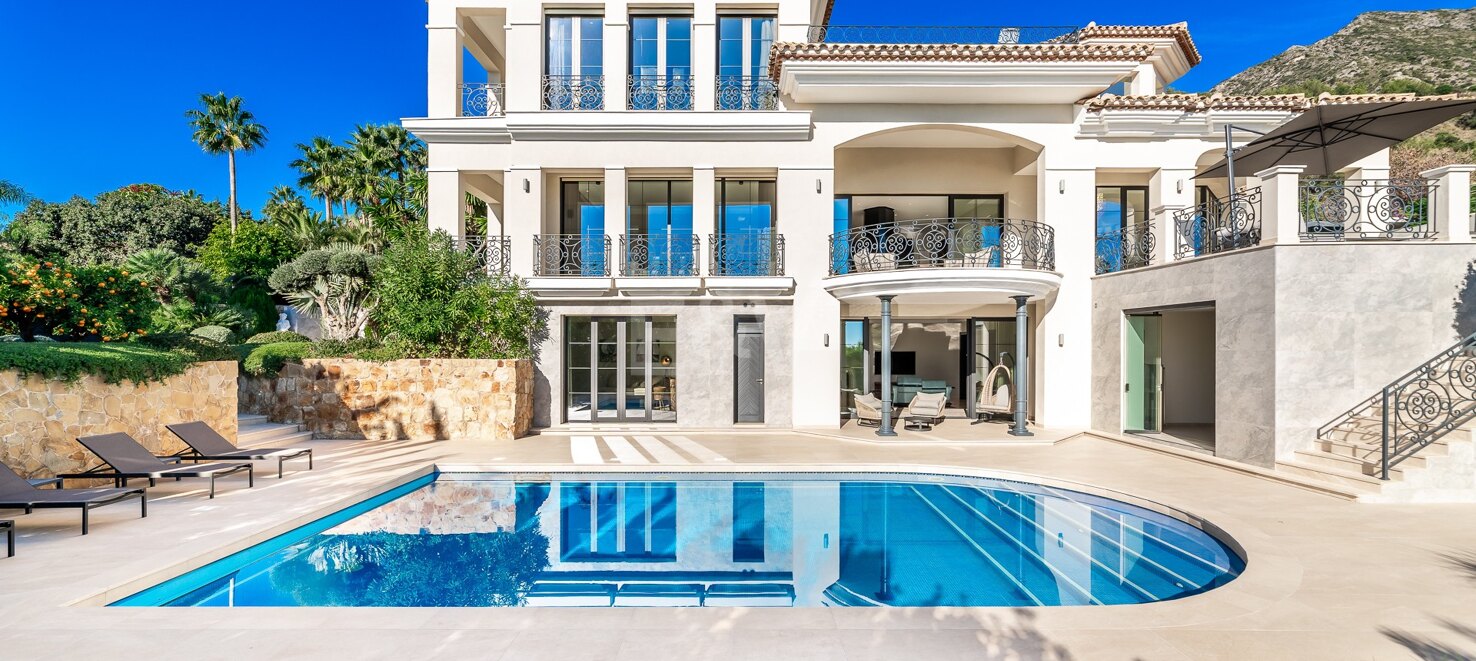 Luxusvilla in Sierra Blanca mit Panoramablick