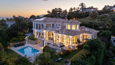Villa de lujo con vistas panorámicas en Sierra Blanca
