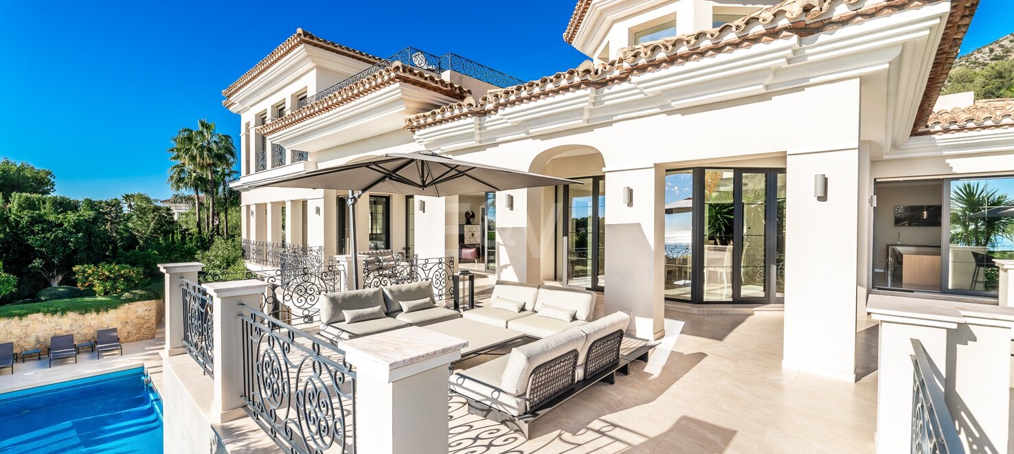 Luxusvilla in Sierra Blanca mit Panoramablick