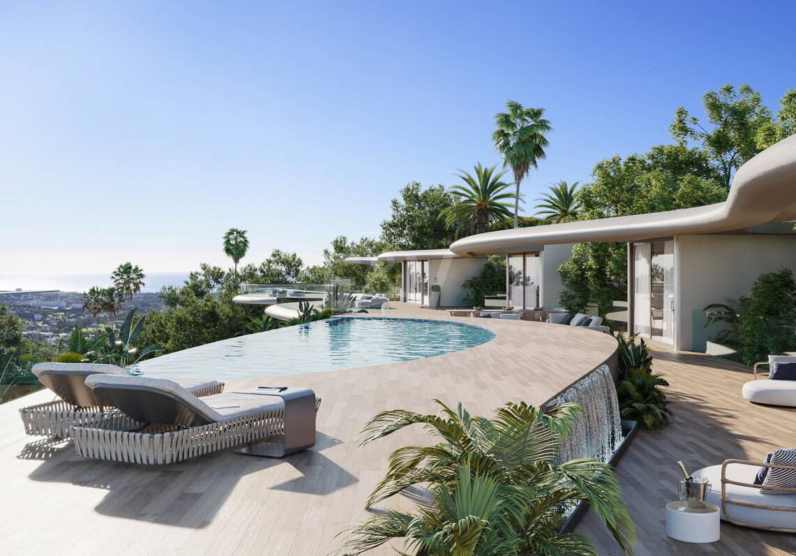 Apartamento de lujo en 1ª planta con vistas panorámicas 360º a la montaña y al mar