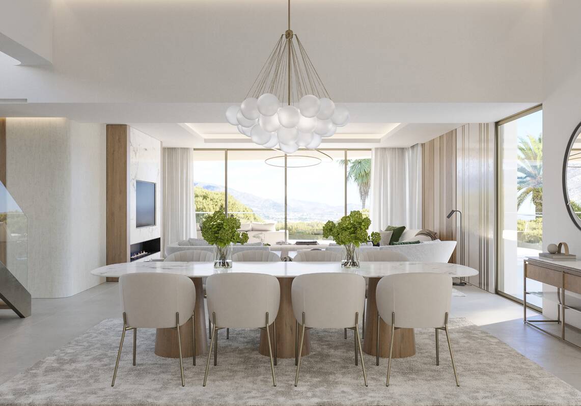 Apartamento de lujo en 1ª planta con vistas panorámicas 360º a la montaña y al mar