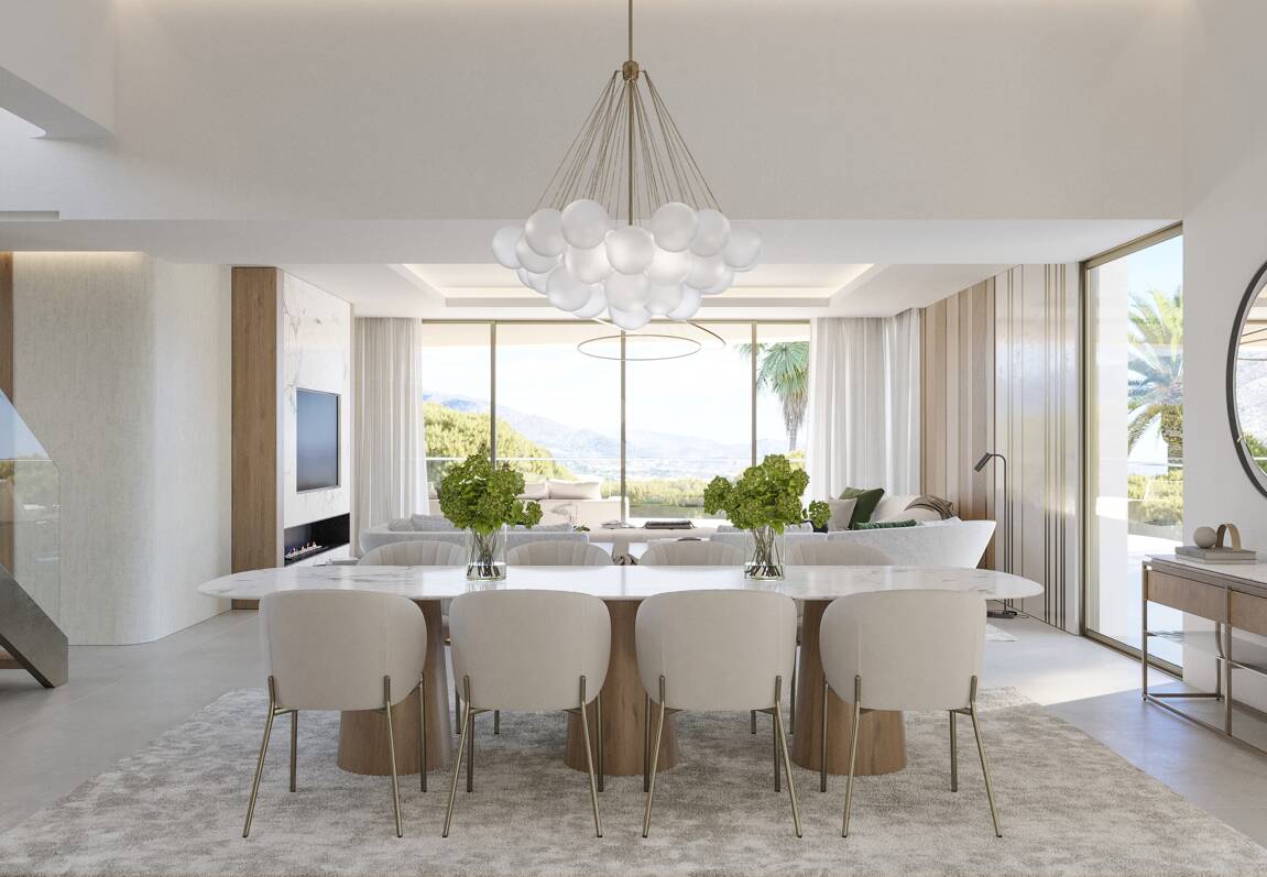 Luxury first-floor apartment with panoramic 360º mountain and sea views