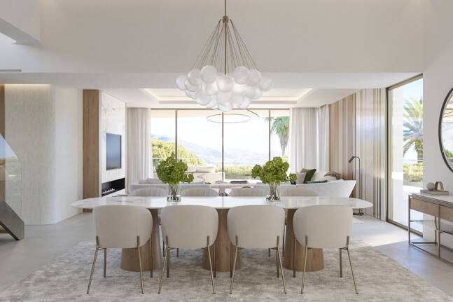 Luxury first-floor apartment with panoramic 360º mountain and sea views