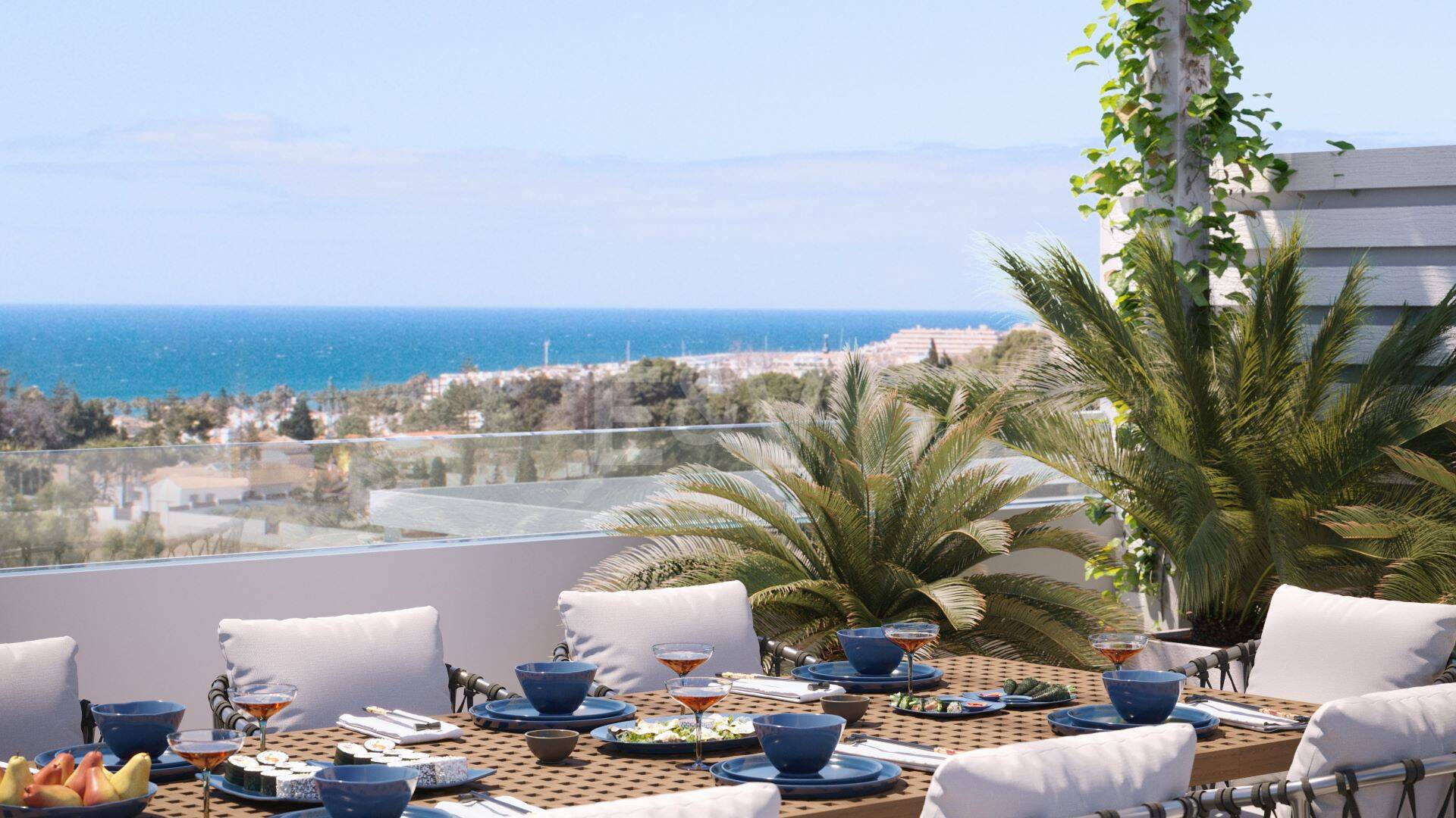 A State-of-the-Art Penthouse with Breathtaking Views close to the Beach