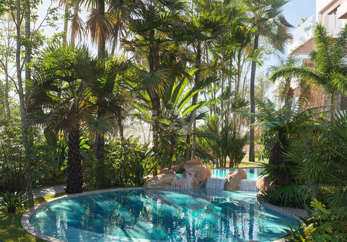 Un penthouse ultramoderne avec une vue imprenable à proximité de la plage