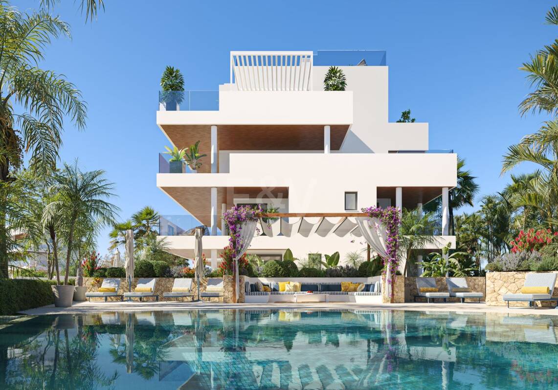 Un penthouse ultramoderne avec une vue imprenable à proximité de la plage