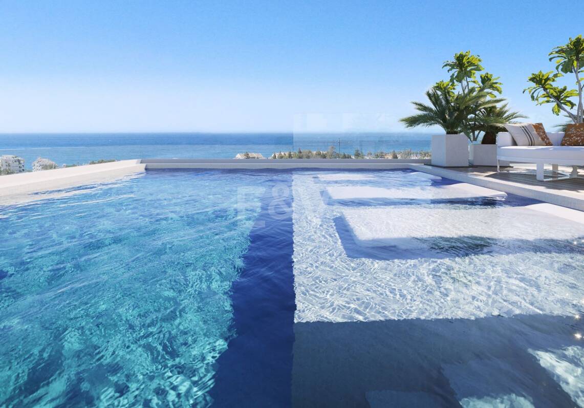 Un penthouse ultramoderne avec une vue imprenable à proximité de la plage