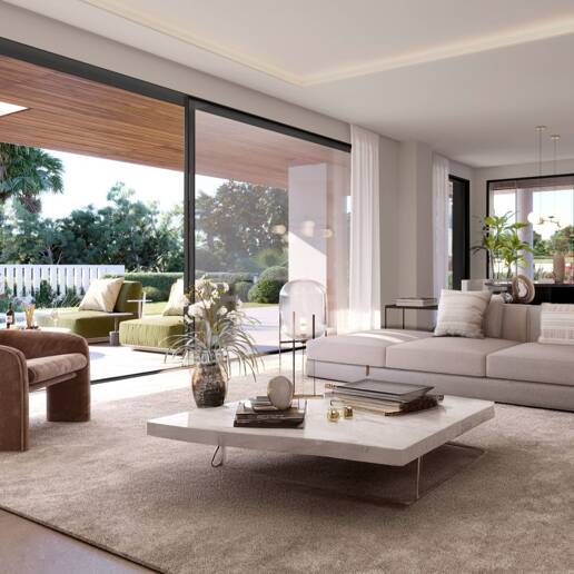 Hübsche Gartenwohnung in Gehweite zu den Stränden der Goldenen Meile