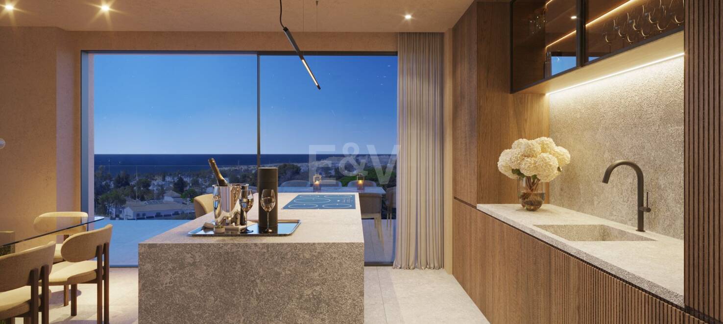 Hübsche Gartenwohnung in Gehweite zu den Stränden der Goldenen Meile