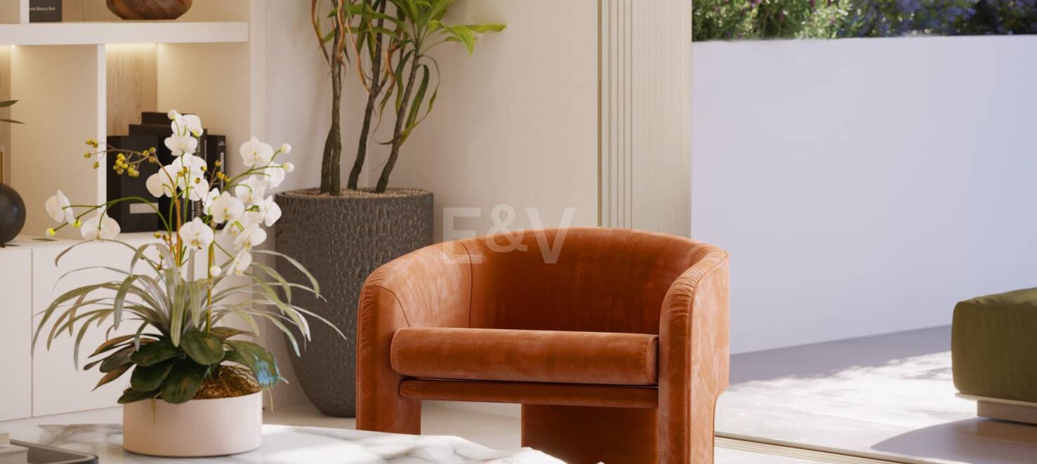 Hübsche Gartenwohnung in Gehweite zu den Stränden der Goldenen Meile