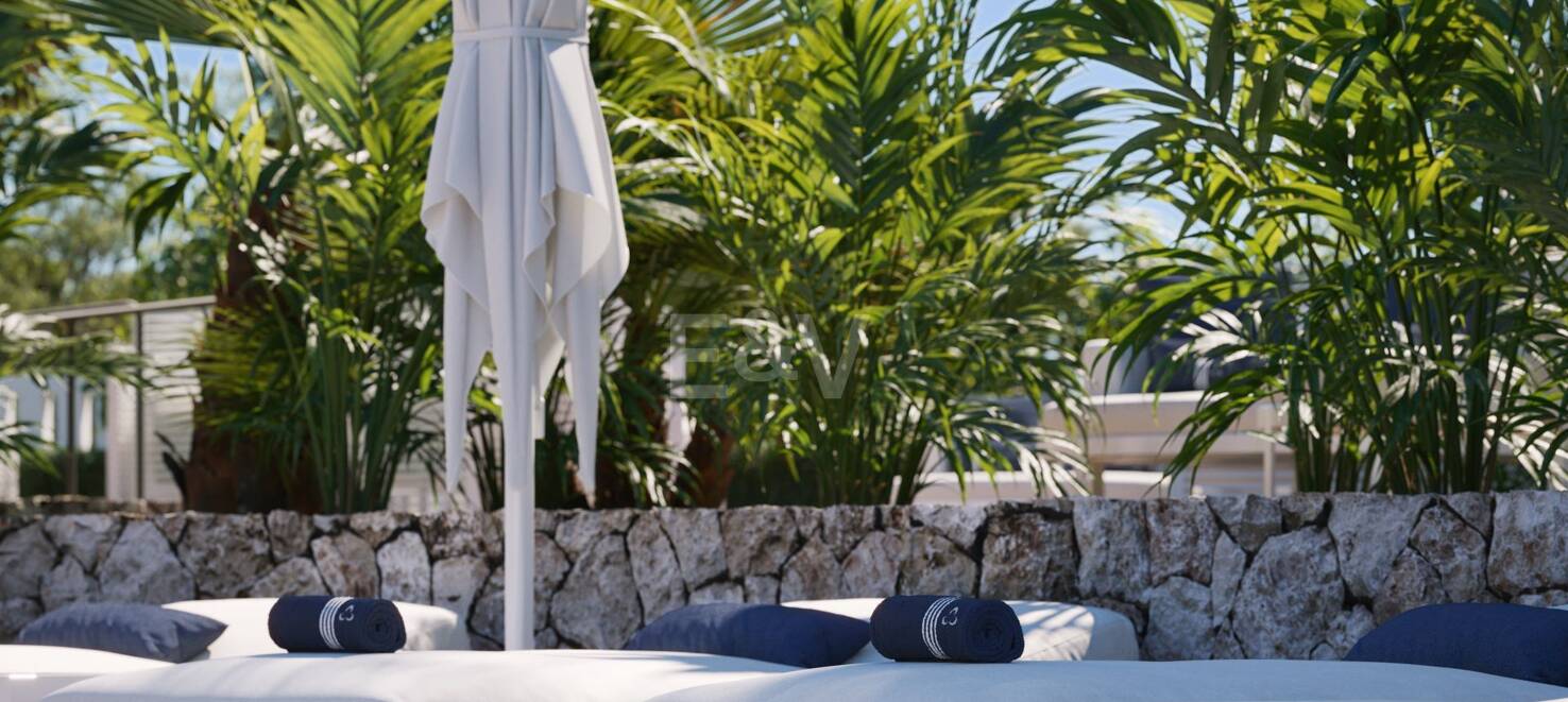 Hübsche Gartenwohnung in Gehweite zu den Stränden der Goldenen Meile