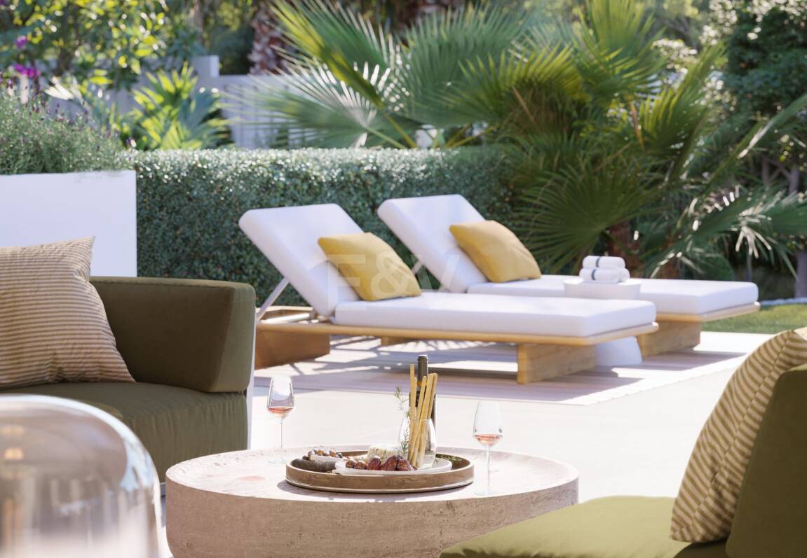 An Exceptional Duplex Penthouse with Sweeping Views Moments from the Beach