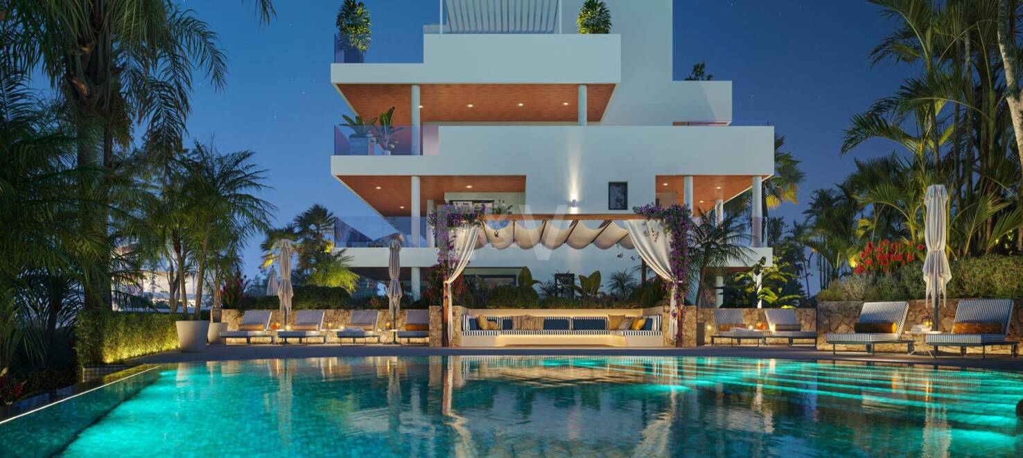 Außergewöhnliches Duplex-Penthouse mit Panoramablick in Strandnähe