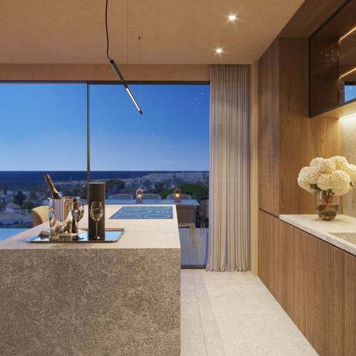 Außergewöhnliches Duplex-Penthouse mit Panoramablick in Strandnähe