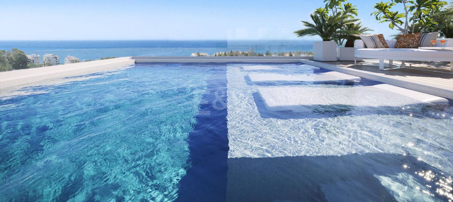 Außergewöhnliches Duplex-Penthouse mit Panoramablick in Strandnähe