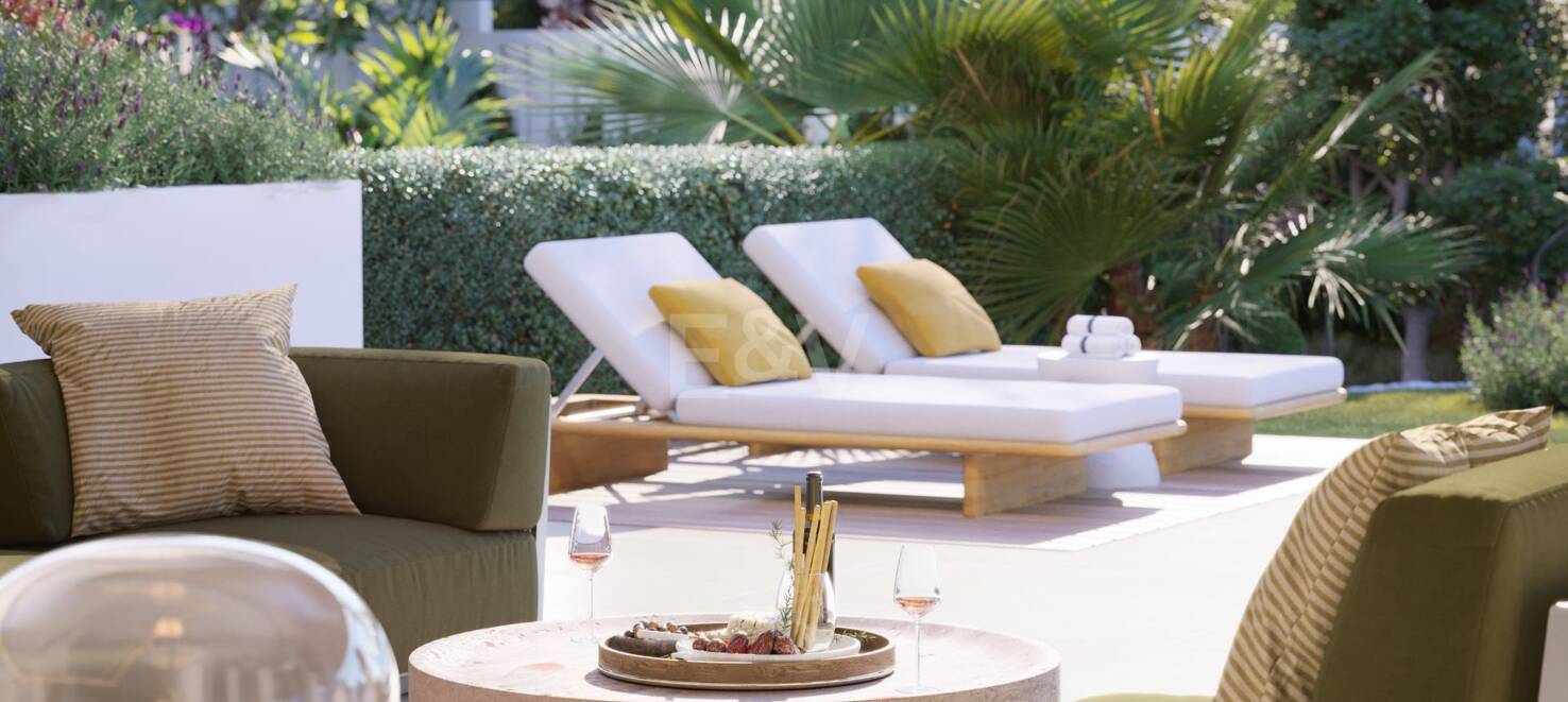 Elegant Garden Lägenhet i den prestigefyllda PRECIOUS BENALUTS på Golden Mile