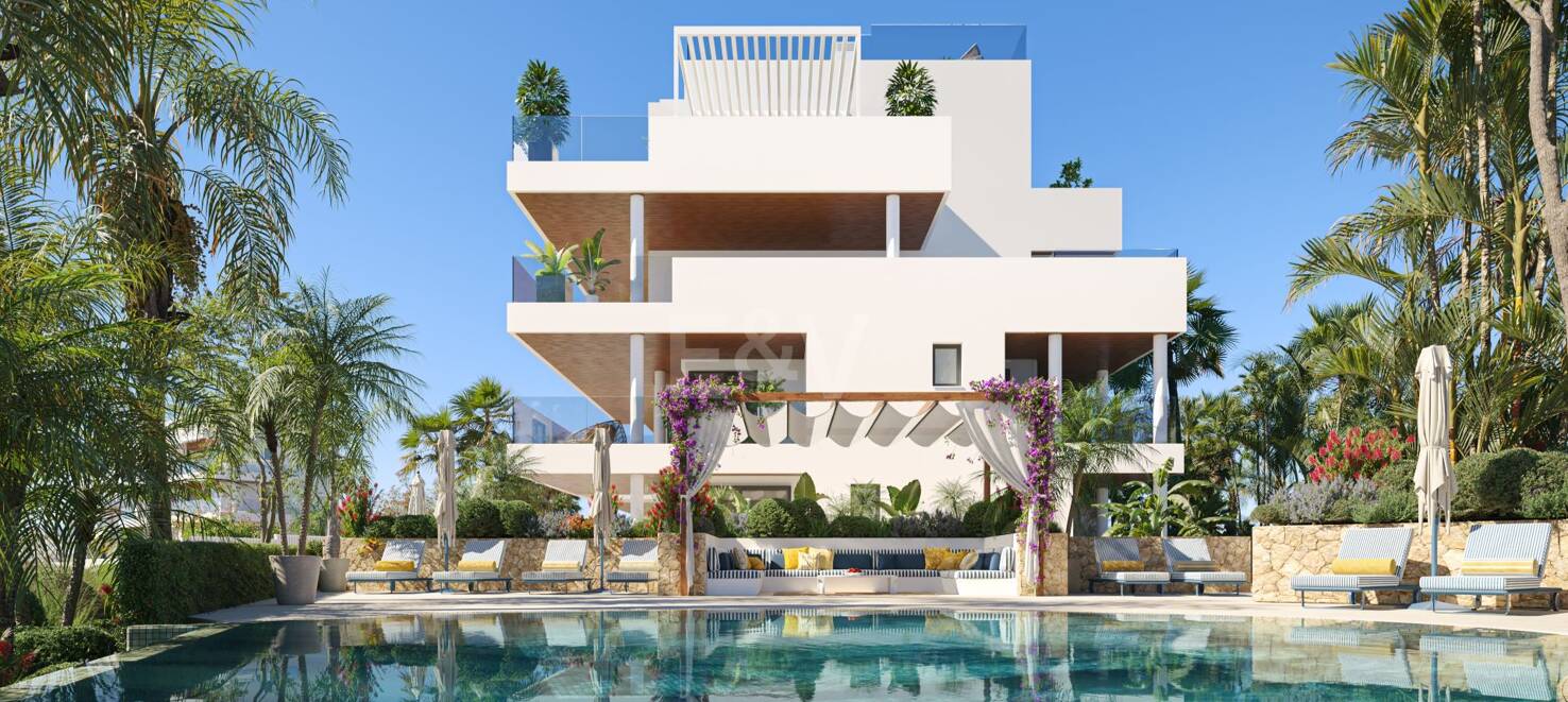 Elegant Garden Lägenhet i den prestigefyllda PRECIOUS BENALUTS på Golden Mile