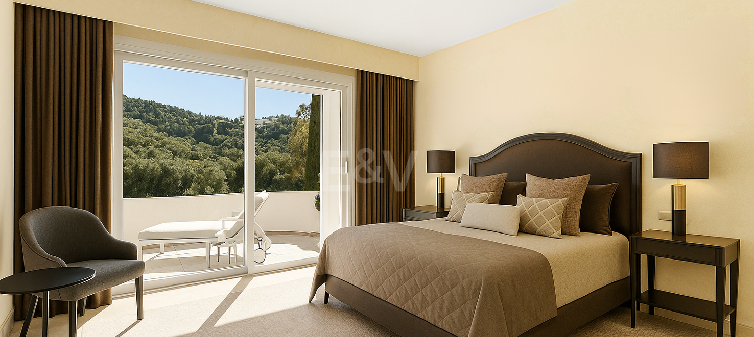 Elegante 1.-Linie-Golfwohnung in Las Brisas mit atemberaubender Aussicht