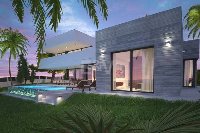 Exceptionell Möjlighet: Fyra toppar i Elviria med projekt och licens och med spektakulär utsikt över havet