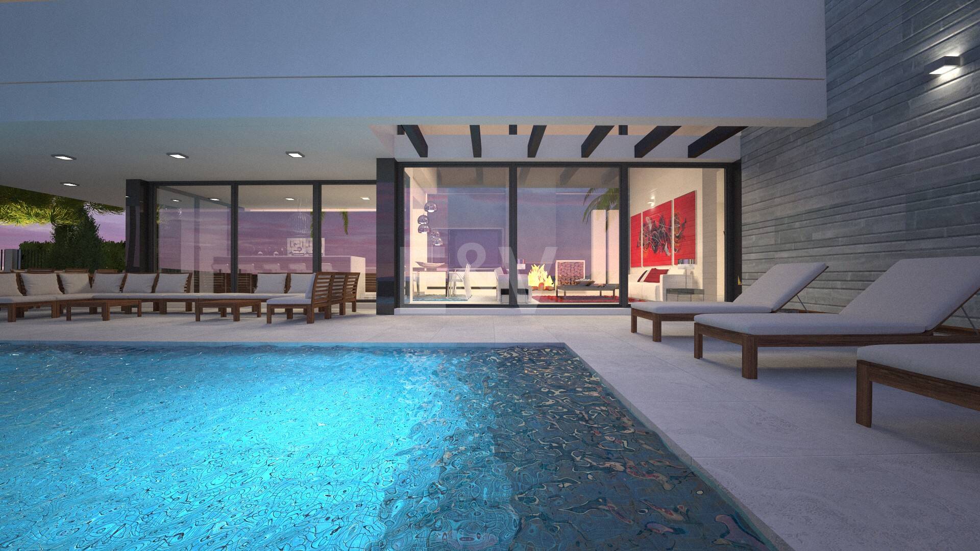 Exceptionell Möjlighet: Fyra toppar i Elviria med projekt och licens och med spektakulär utsikt över havet