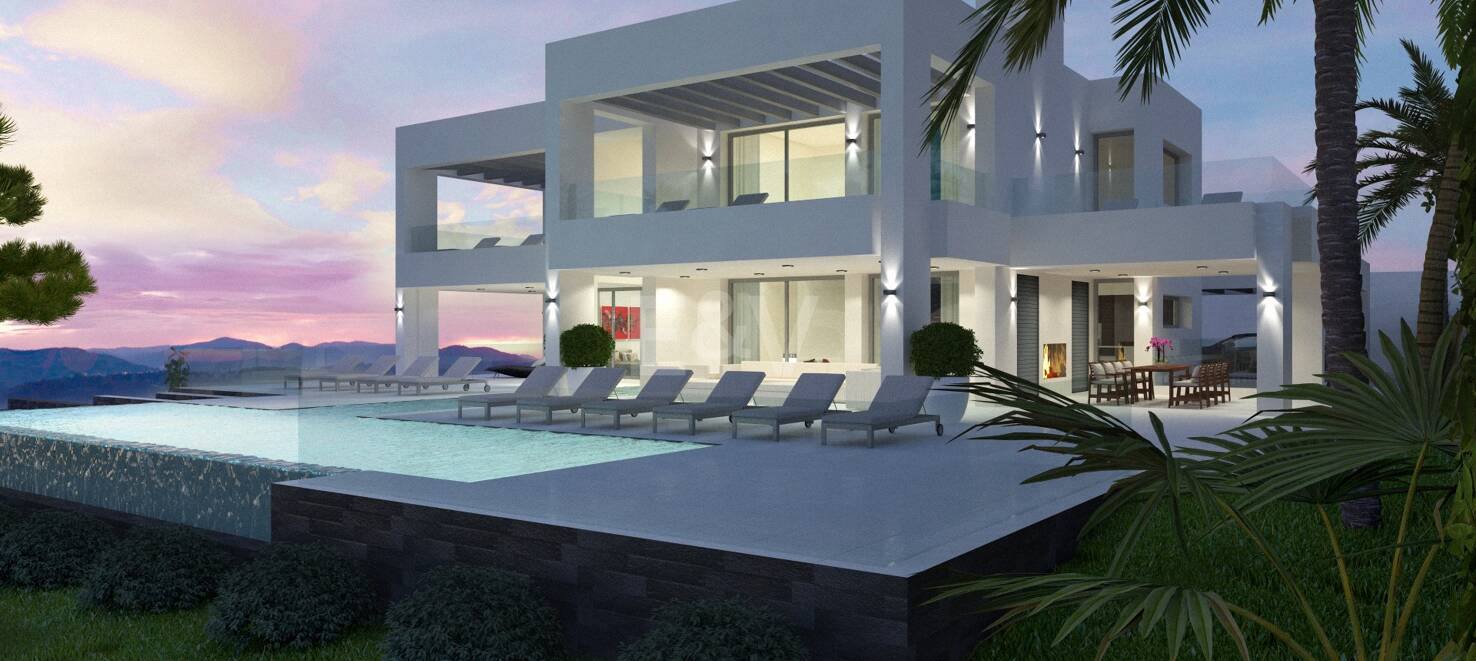 Exceptional Opportunity: Four Plots in Elviria with Project and Licence and with Spectacular Sea Views