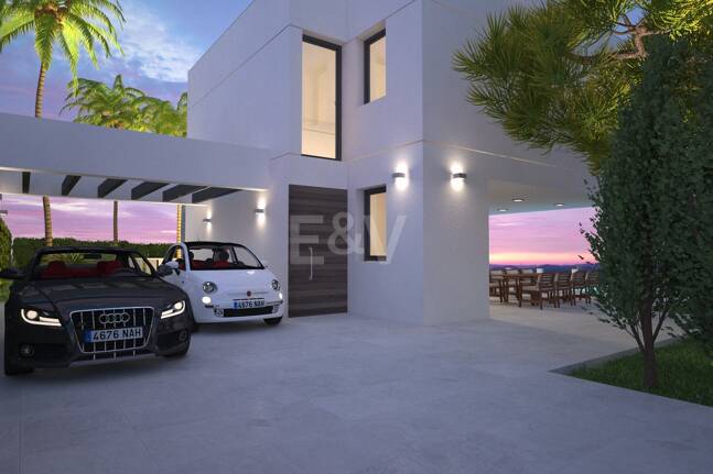 Exceptionell Möjlighet: Fyra toppar i Elviria med projekt och licens och med spektakulär utsikt över havet