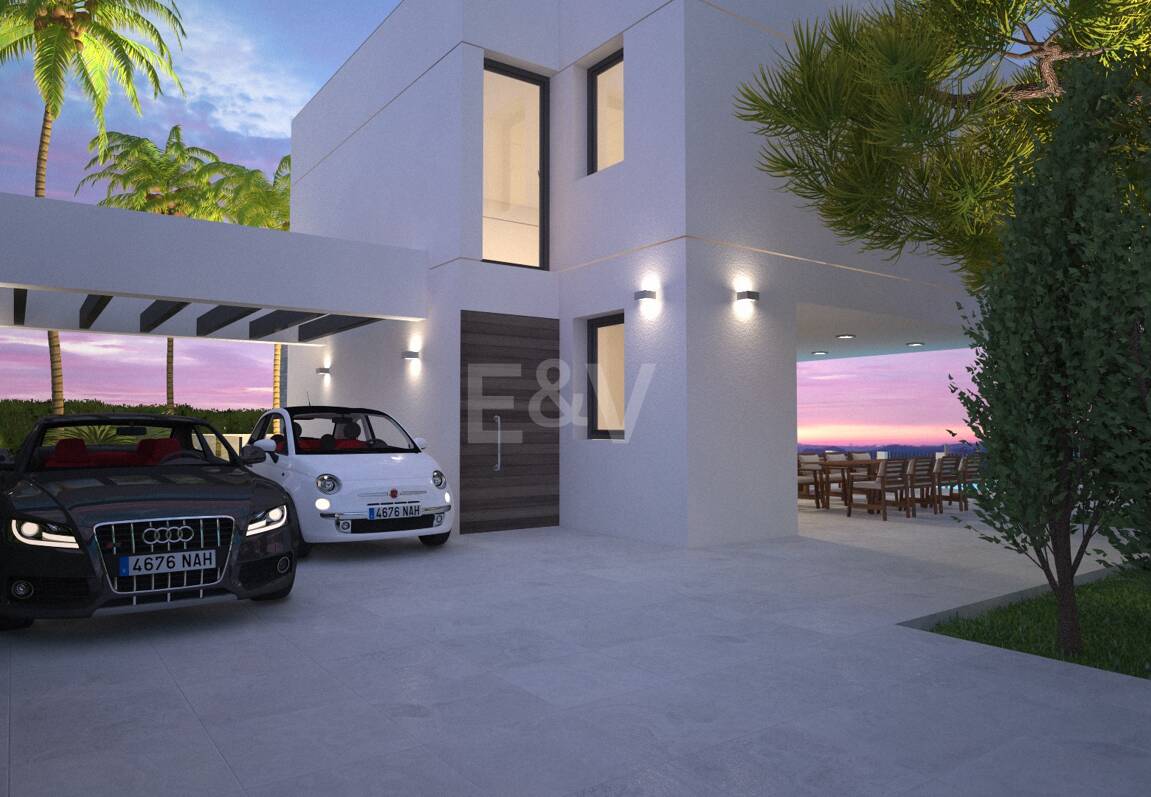 Exceptionell Möjlighet: Fyra toppar i Elviria med projekt och licens och med spektakulär utsikt över havet