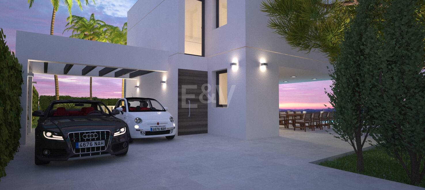 Exceptional Opportunity: Four Plots in Elviria with Project and Licence and with Spectacular Sea Views