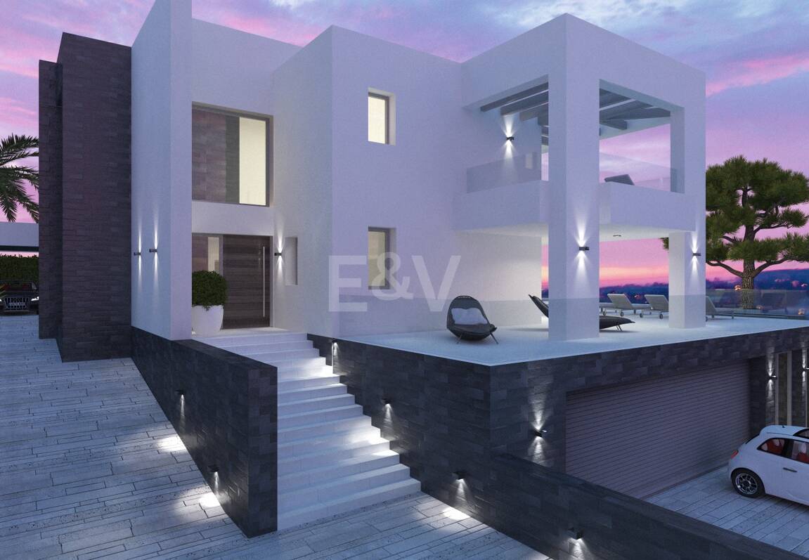 Exceptionell Möjlighet: Fyra toppar i Elviria med projekt och licens och med spektakulär utsikt över havet