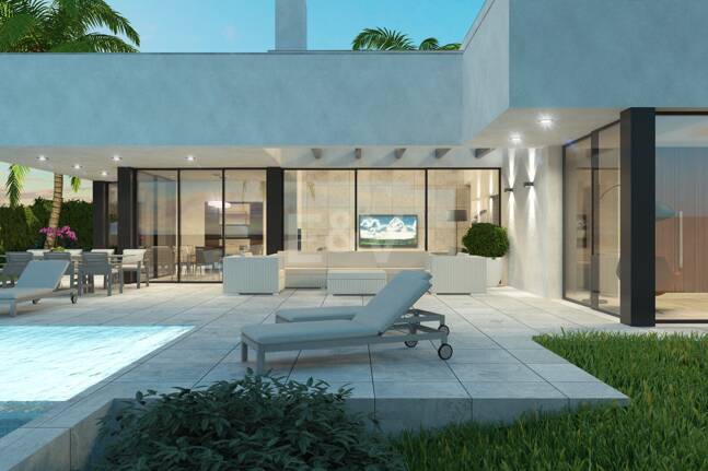 Exceptionell Möjlighet: Fyra toppar i Elviria med projekt och licens och med spektakulär utsikt över havet