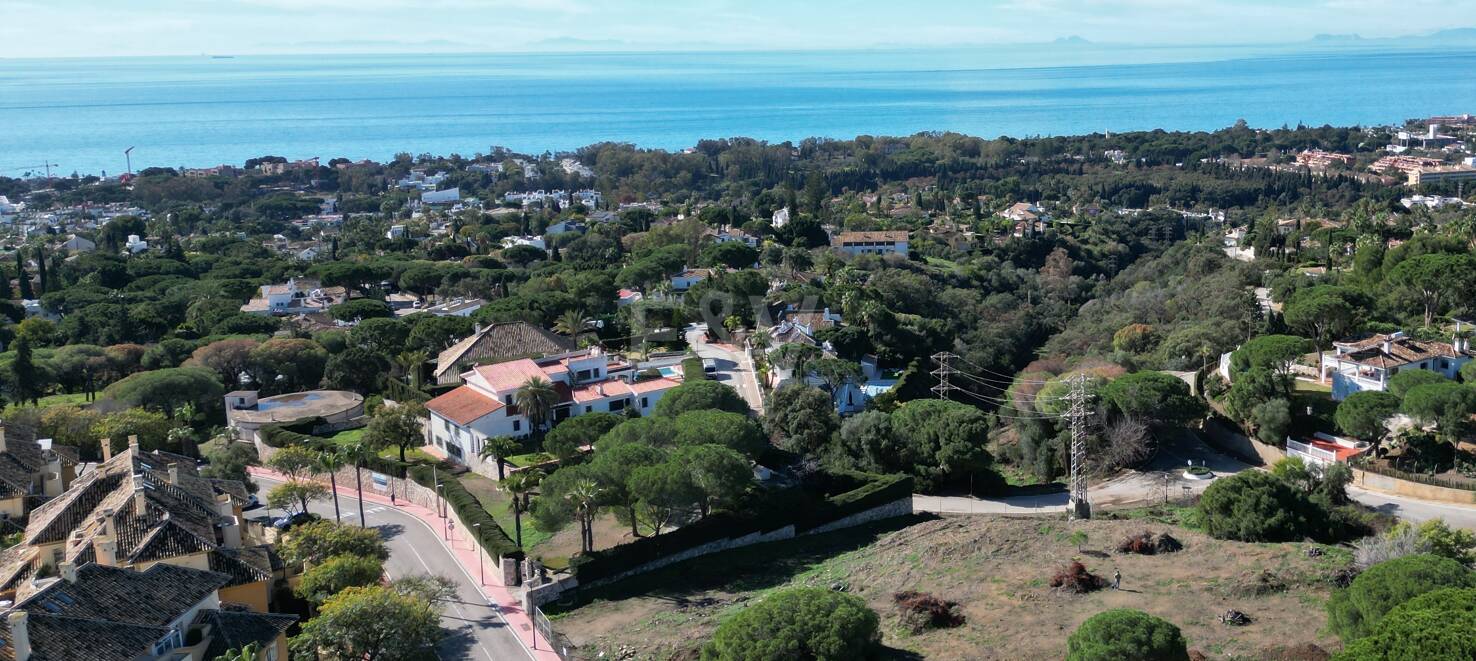 Exceptional Opportunity: Four Plots in Elviria with Project and Licence and with Spectacular Sea Views