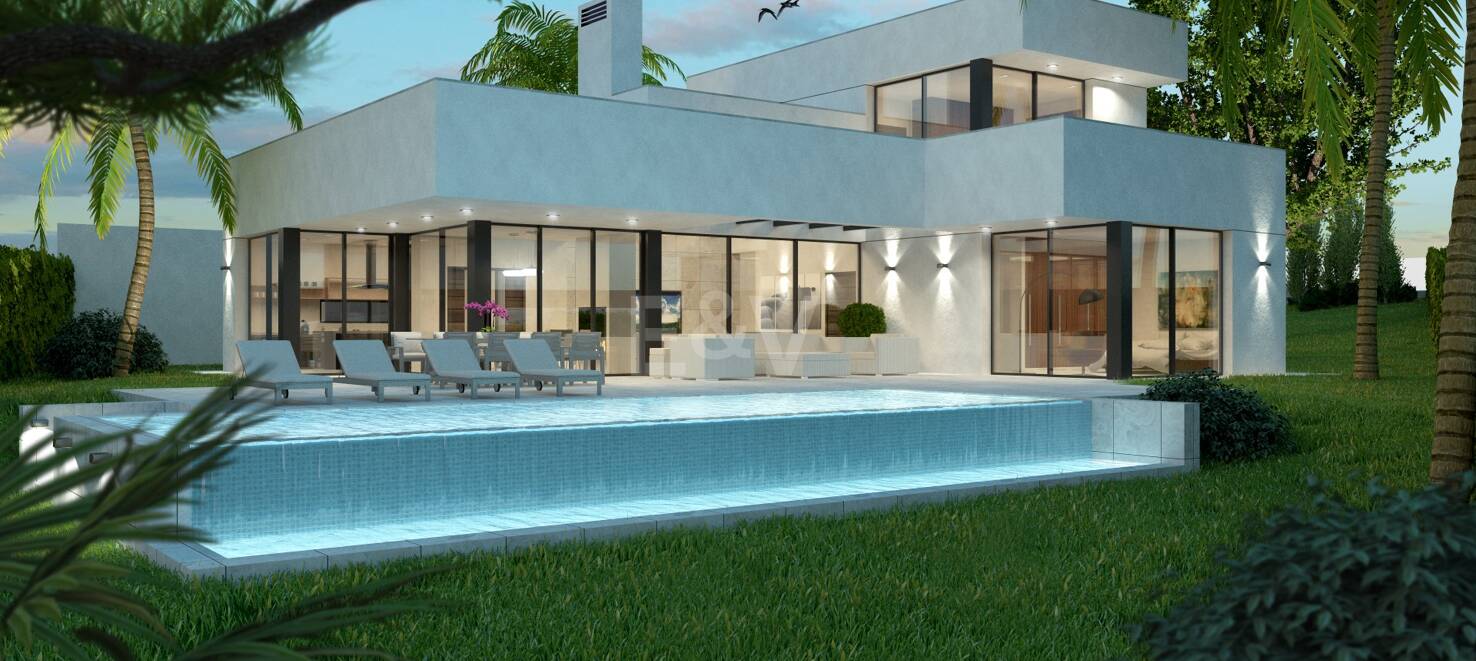 Exceptional Opportunity: Four Plots in Elviria with Project and Licence and with Spectacular Sea Views