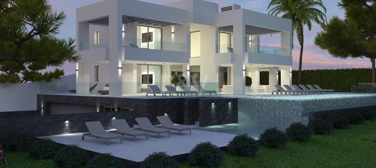 Exceptional Opportunity: Four Plots in Elviria with Project and Licence and with Spectacular Sea Views