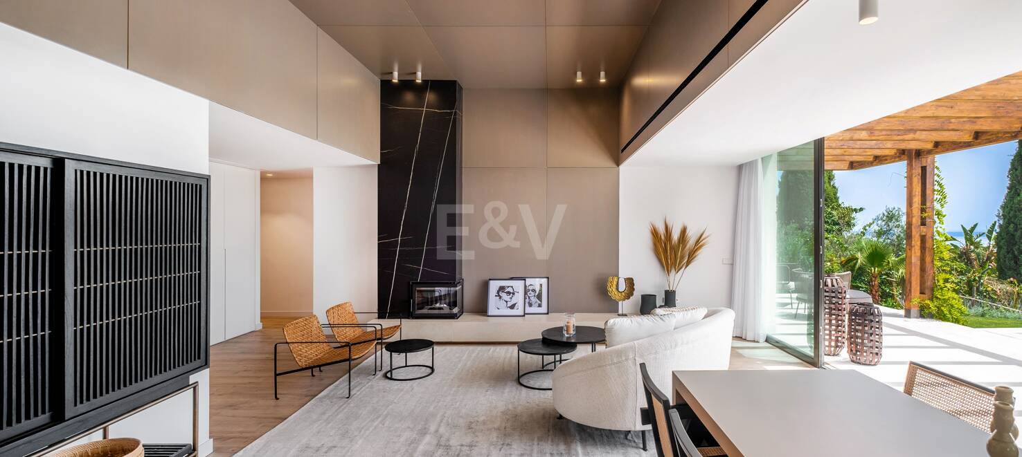 Modern 4 sovrum Villa med havsutsikt i Paraiso Alto