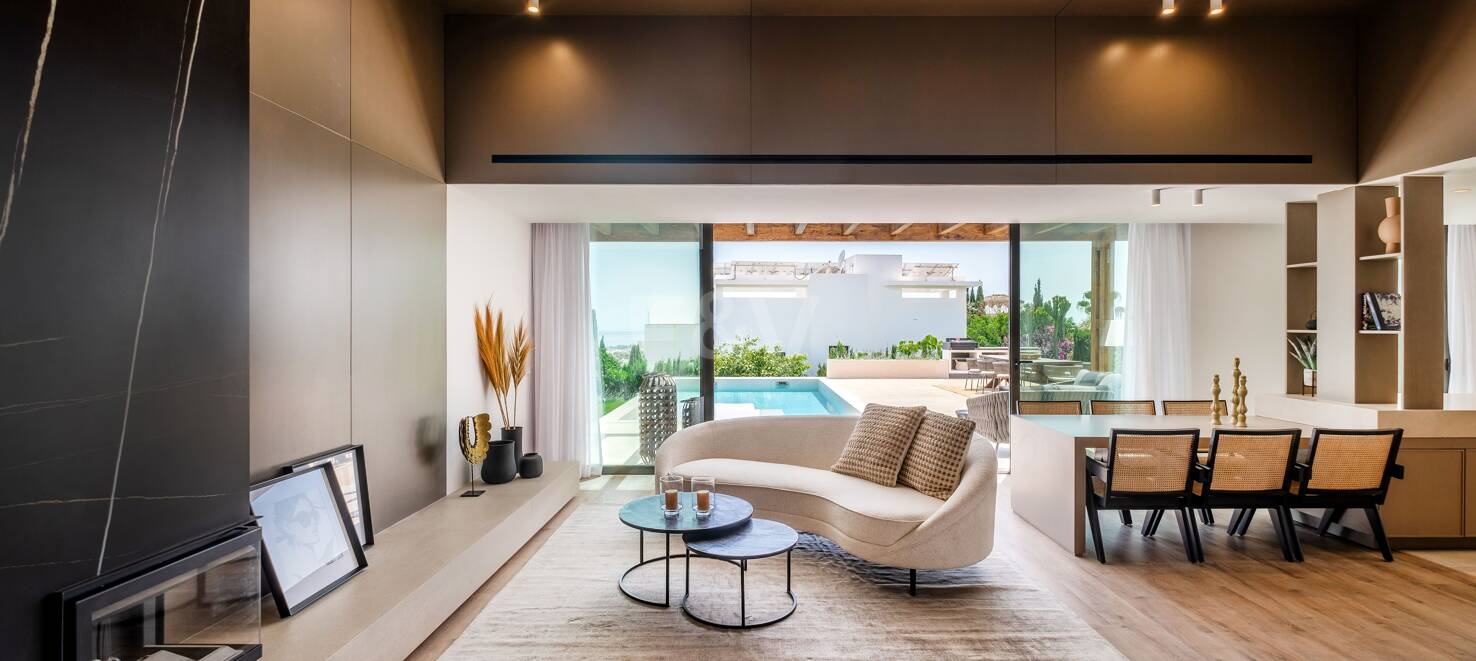 Modern 4 sovrum Villa med havsutsikt i Paraiso Alto