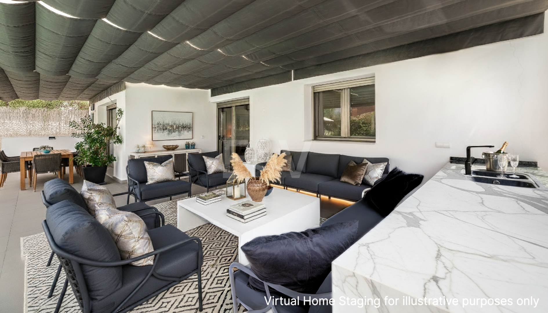 Modern Villa a Stroll from the Beach in Las Chapas Playa