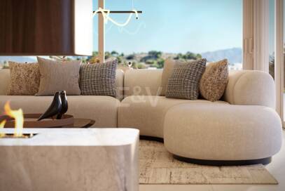 Fabulous Views from 2 bed Ground Floor with its Own Pool