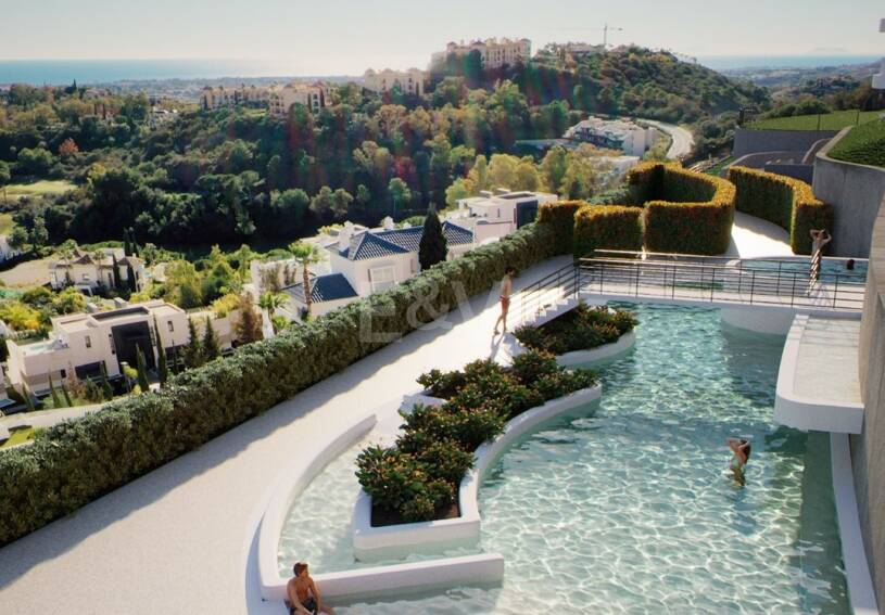 Fabulous Views from 2 bed Ground Floor with its Own Pool