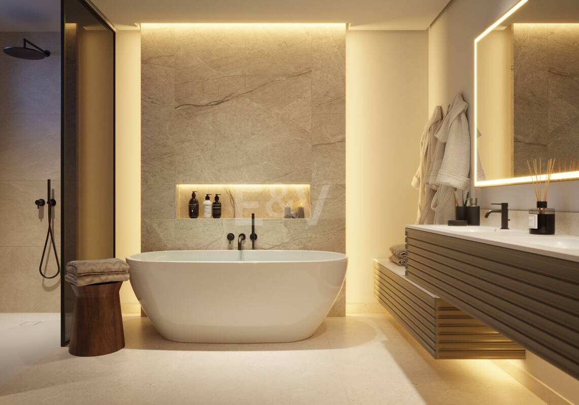 Luksusowy penthouse Living z panoramicznymi widokami