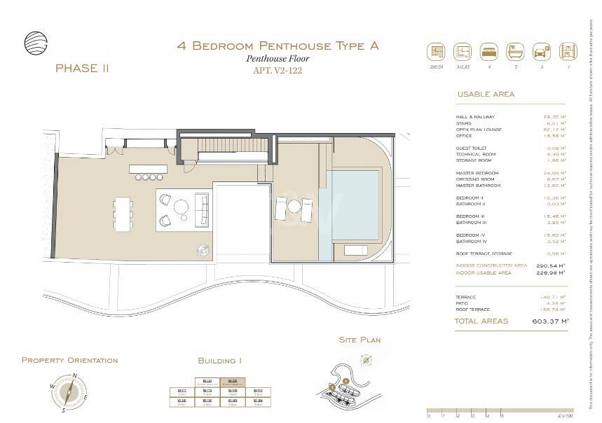 Spektakulär lyx Penthouse på 600 m2 i en 5-stjärniga gemenskap