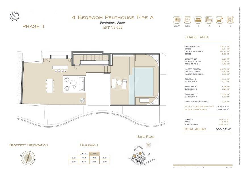 Spektakulär lyx Penthouse på 600 m2 i en 5-stjärniga gemenskap