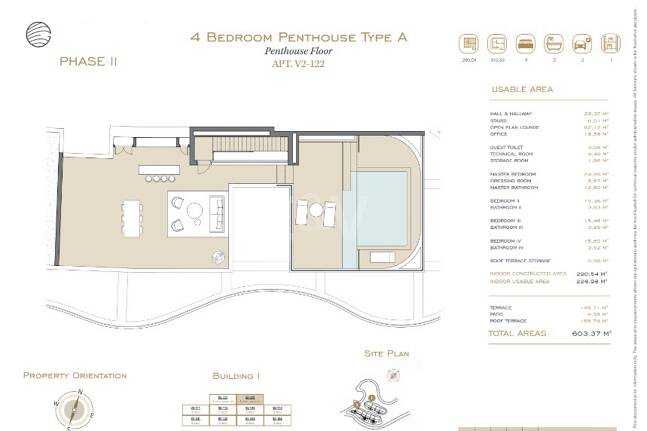 Spektakulär lyx Penthouse på 600 m2 i en 5-stjärniga gemenskap