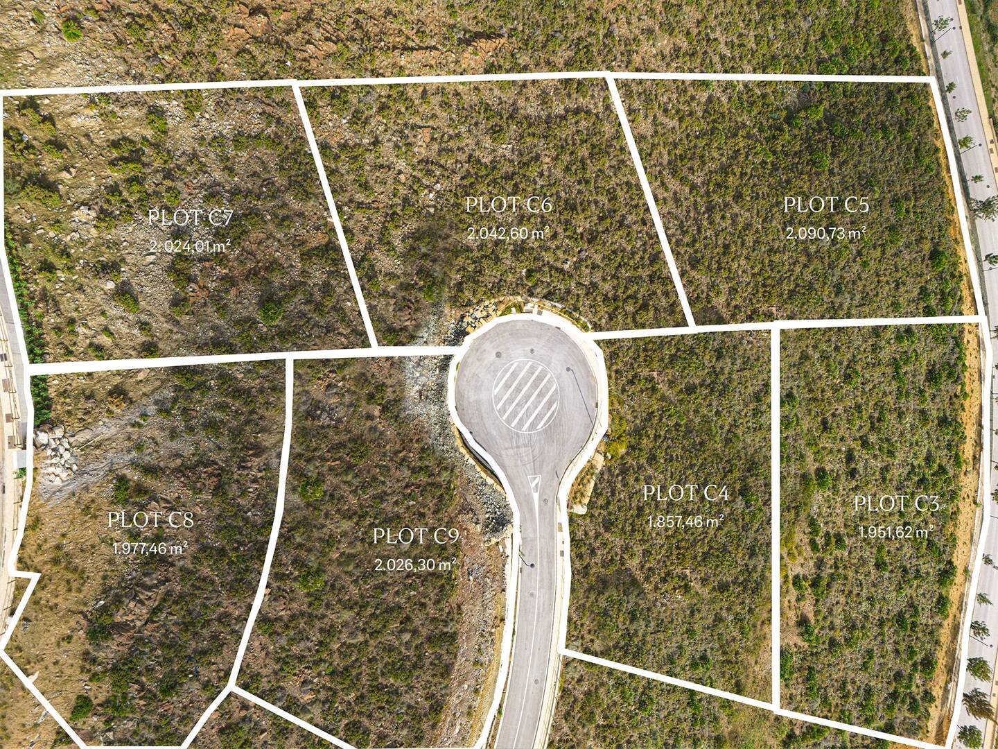 Exklusiv tomt i prestigefylld resort med hisnande utsikt