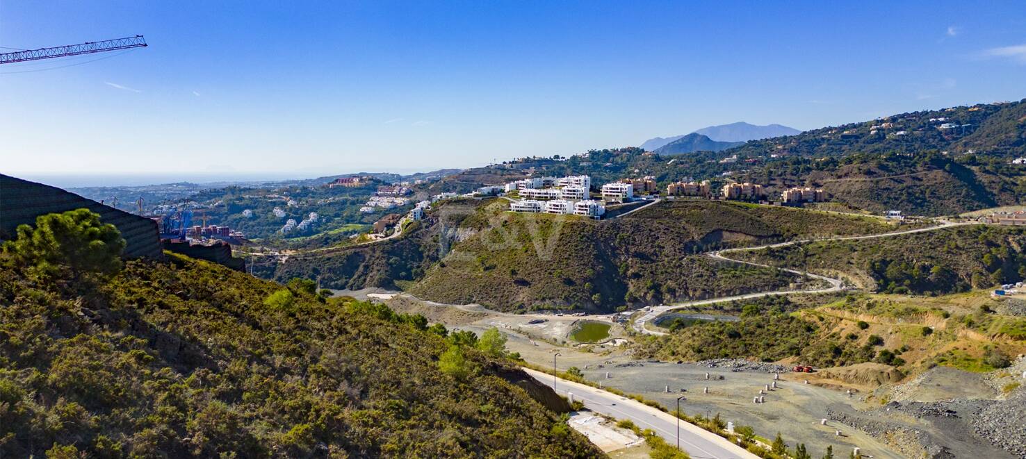 West facing plot in new exclusive resort